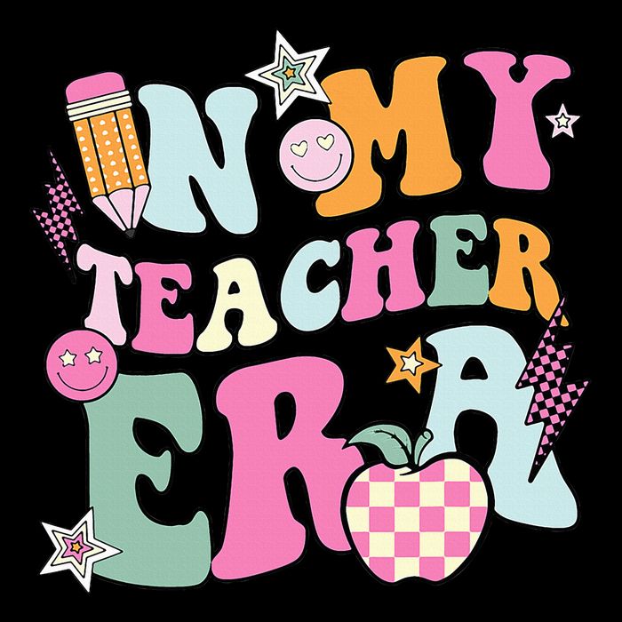 In My Teaching Era Best Teacher Appreciation Retro Groovy 16oz Travel Tumbler