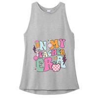In My Teaching Era Best Teacher Appreciation Retro Groovy Ladies PosiCharge Tri-Blend Wicking Tank