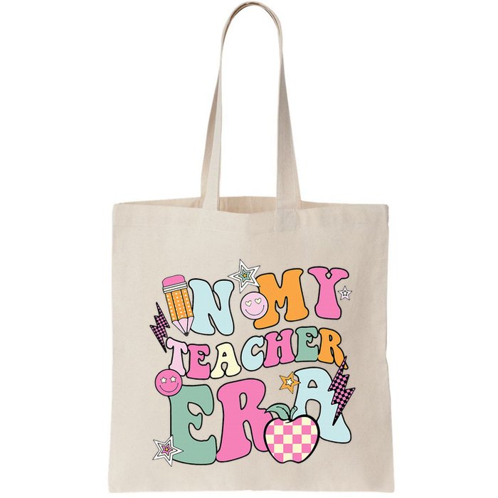 In My Teaching Era Best Teacher Appreciation Retro Groovy Bag