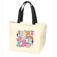 In My Teaching Era Best Teacher Appreciation Retro Groovy Zip Tote Bag