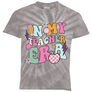 In My Teaching Era Best Teacher Appreciation Retro Groovy Kids Tie-Dye T-Shirt