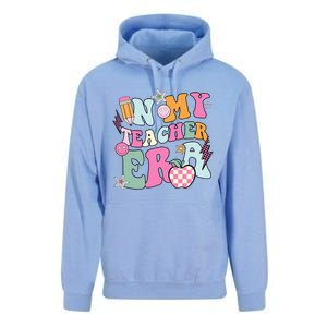 In My Teaching Era Best Teacher Appreciation Retro Groovy Unisex Surf Hoodie