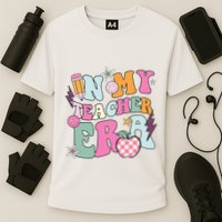 In My Teaching Era Best Teacher Appreciation Retro Groovy Performance Shirt