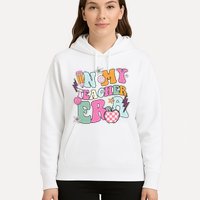 In My Teaching Era Best Teacher Appreciation Retro Groovy Hoodie