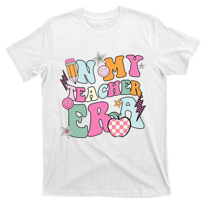 In My Teaching Era Best Teacher Appreciation Retro Groovy T-Shirt