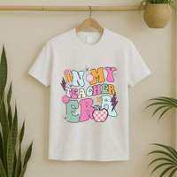 In My Teaching Era Best Teacher Appreciation Retro Groovy T-Shirt
