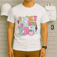 In My Teaching Era Best Teacher Appreciation Retro Groovy T-Shirt