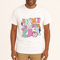 In My Teaching Era Best Teacher Appreciation Retro Groovy Tall T-Shirt