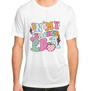 In My Teaching Era Best Teacher Appreciation Retro Groovy Adult ChromaSoft Performance T-Shirt