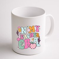 In My Teaching Era Best Teacher Appreciation Retro Groovy Mug