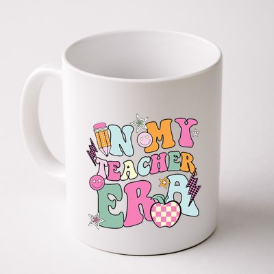 In My Teaching Era Best Teacher Appreciation Retro Groovy Mug