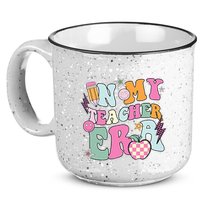In My Teaching Era Best Teacher Appreciation Retro Groovy 15oz Campfire Ceramic Mug