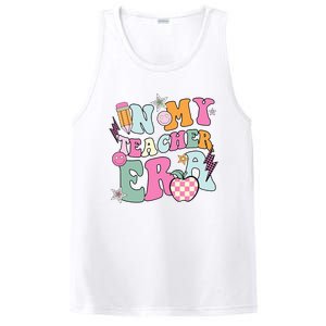 In My Teaching Era Best Teacher Appreciation Retro Groovy PosiCharge Competitor Tank