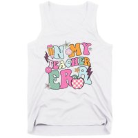 In My Teaching Era Best Teacher Appreciation Retro Groovy Tank Top