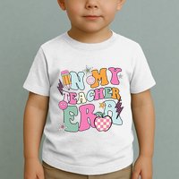 In My Teaching Era Best Teacher Appreciation Retro Groovy Toddler T-Shirt