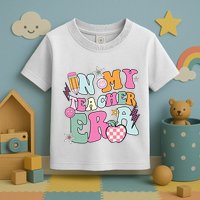 In My Teaching Era Best Teacher Appreciation Retro Groovy Toddler T-Shirt
