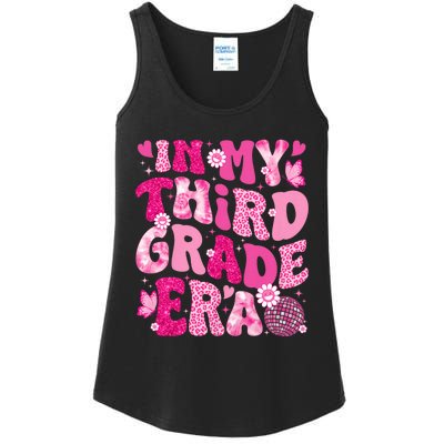 In My Third Grade Era Teachers Women Back To School Ladies Essential Tank