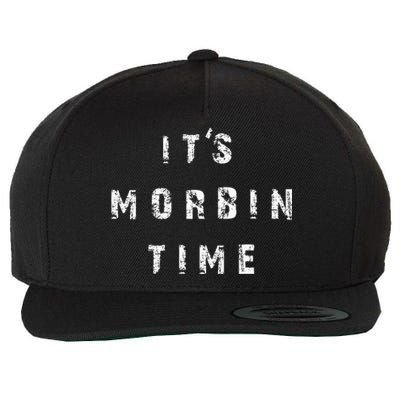 ItS Morbin Time Meme Wool Snapback Cap