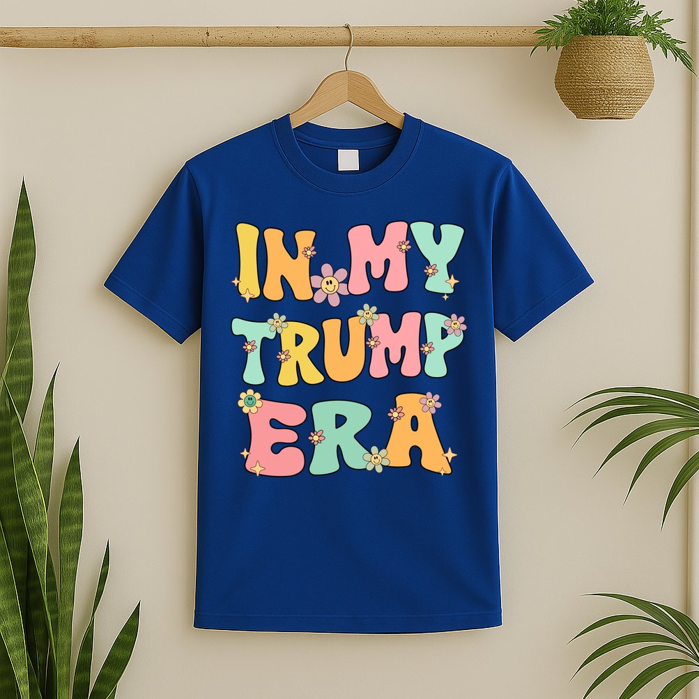 In My Trump Era Retro Groovy Trump 2024 Election Gift T-Shirt