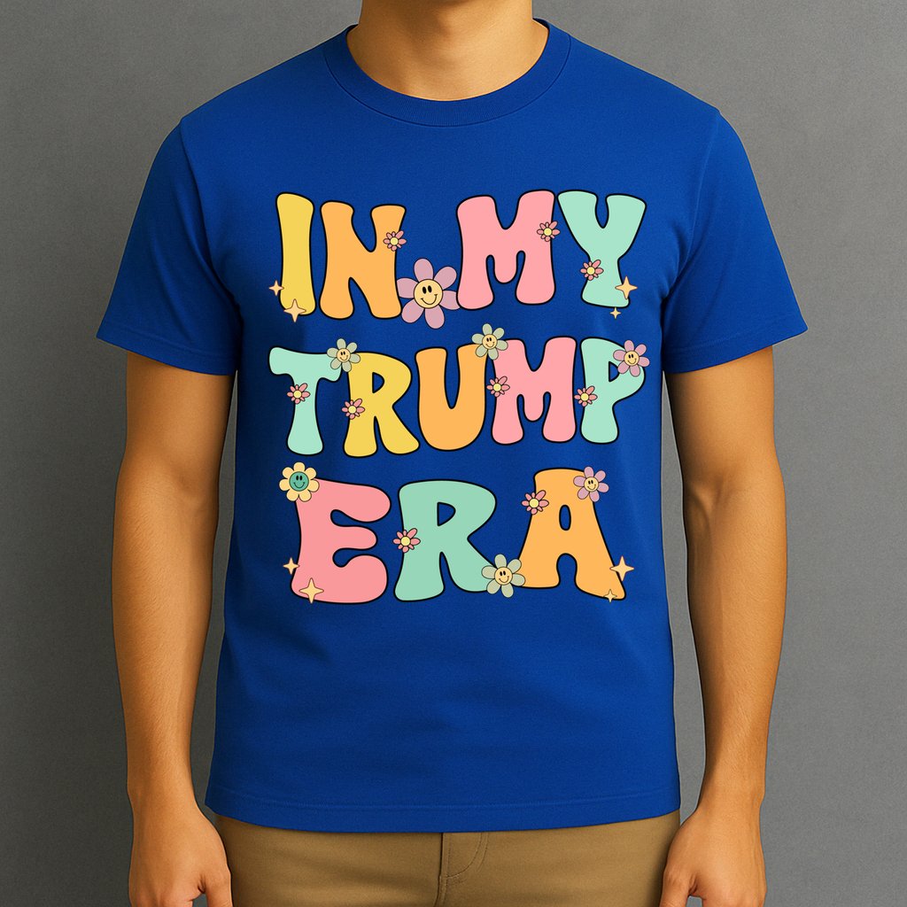 In My Trump Era Retro Groovy Trump 2024 Election Gift T-Shirt