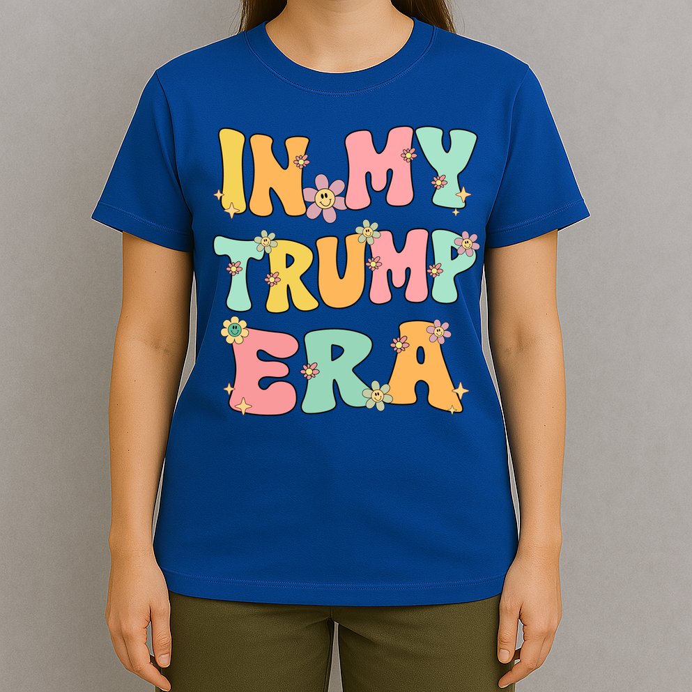In My Trump Era Retro Groovy Trump 2024 Election Gift T-Shirt