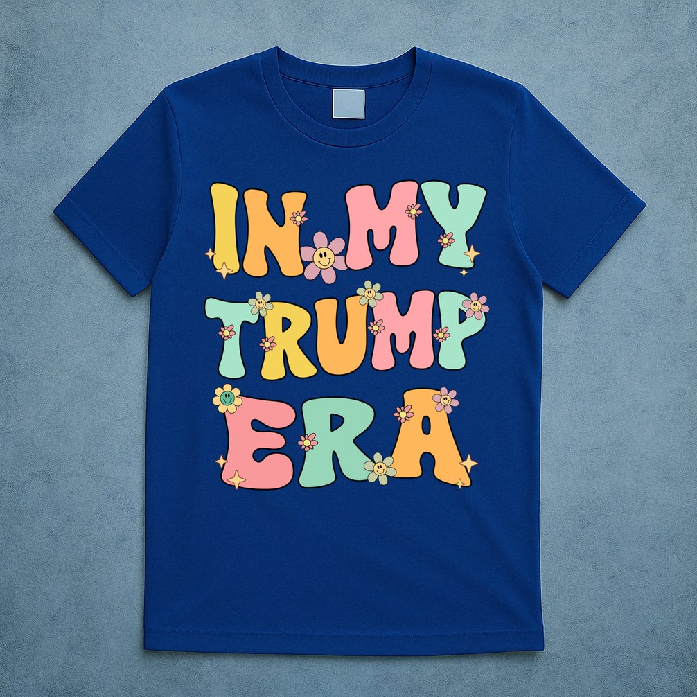 In My Trump Era Retro Groovy Trump 2024 Election Gift T-Shirt