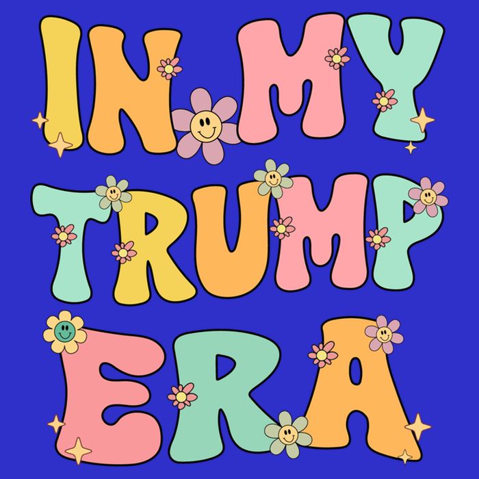 In My Trump Era Retro Groovy Trump 2024 Election Gift T-Shirt
