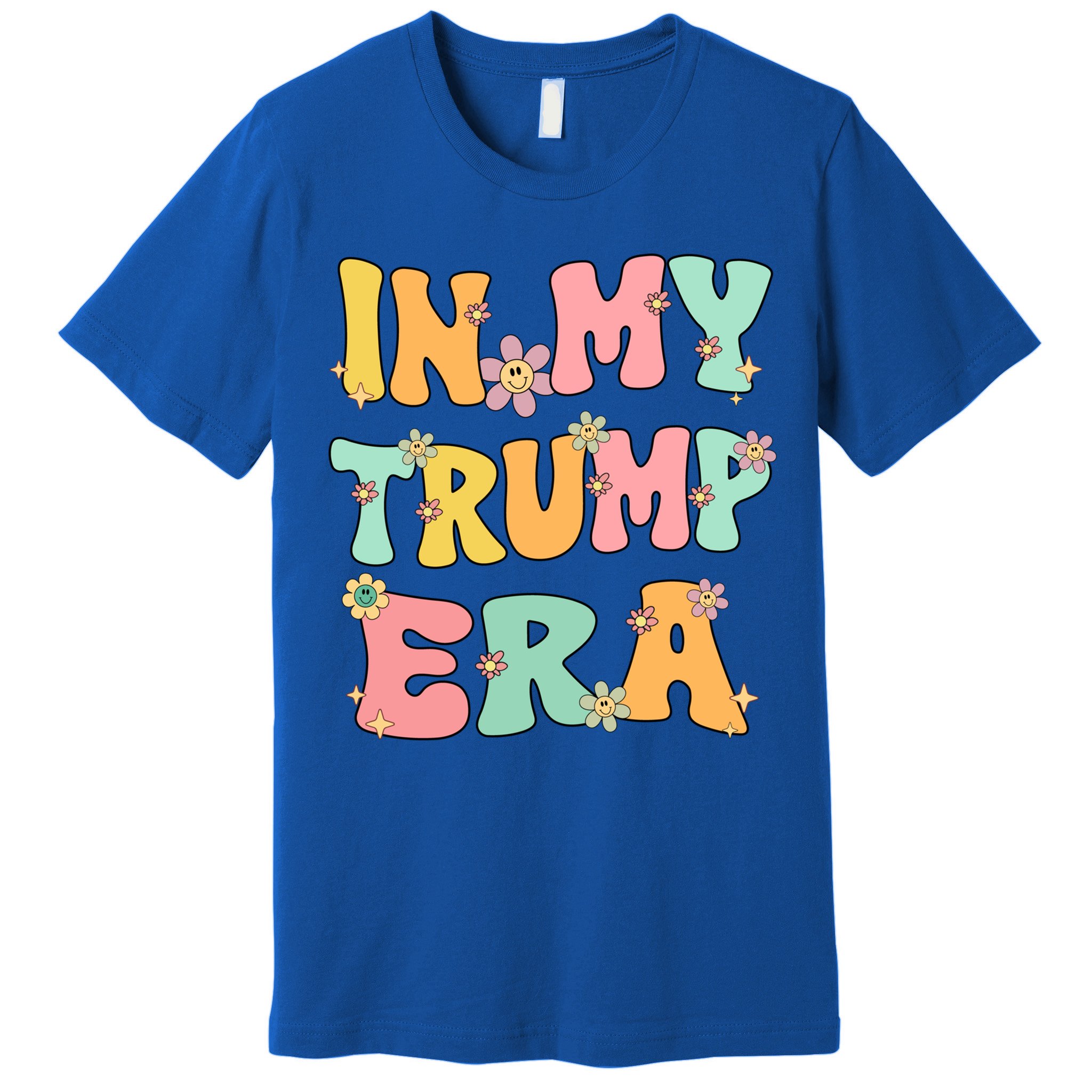 In My Trump Era Retro Groovy Trump 2024 Election Gift Premium T-Shirt