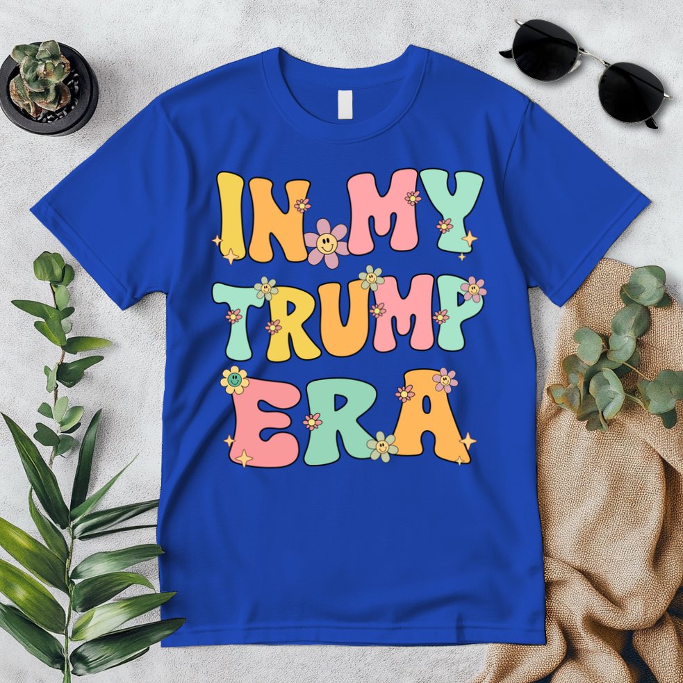 In My Trump Era Retro Groovy Trump 2024 Election Gift Premium T-Shirt