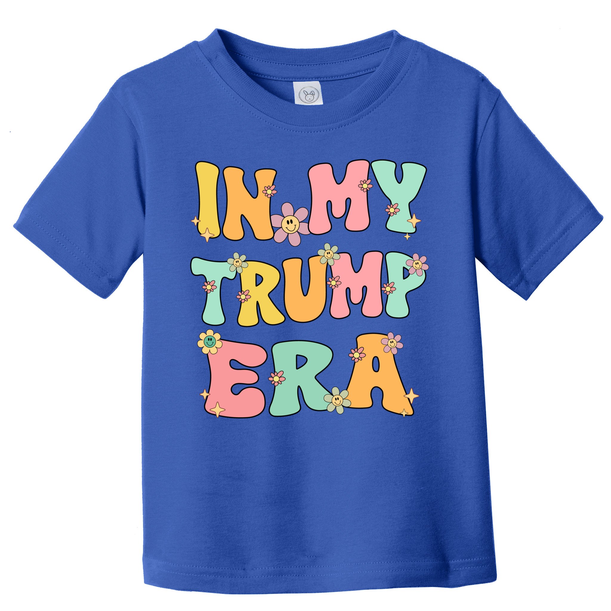 In My Trump Era Retro Groovy Trump 2024 Election Gift Toddler T-Shirt