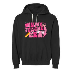 In My Teacher Era Back To School Retro Back To School Retro Garment-Dyed Fleece Hoodie