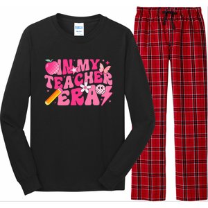 In My Teacher Era Back To School Retro Back To School Retro Long Sleeve Pajama Set