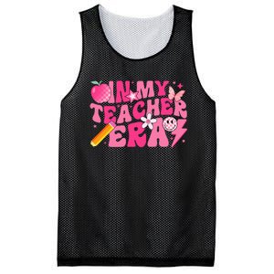 In My Teacher Era Back To School Retro Back To School Retro Mesh Reversible Basketball Jersey Tank