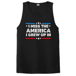 I Miss The America I Grew Up In Funny Usa American Gift PosiCharge Competitor Tank