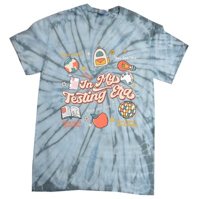 In My Testing Era Teachers Student Rock The Test Testing Day Tie-Dye T-Shirt