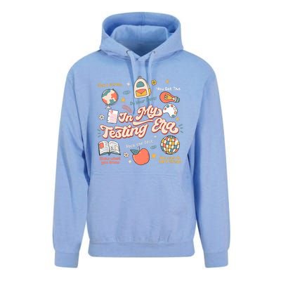 In My Testing Era Teachers Student Rock The Test Testing Day Unisex Surf Hoodie