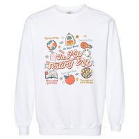 In My Testing Era Teachers Student Rock The Test Testing Day Garment-Dyed Sweatshirt