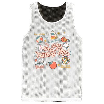 In My Testing Era Teachers Student Rock The Test Testing Day Mesh Reversible Basketball Jersey Tank