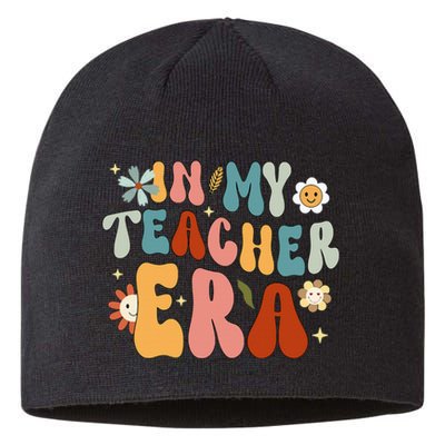 In My Teacher Era First Day Of School Back To School Retro Sustainable Beanie