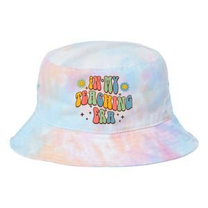 In My Teaching Era State Testing Retro Groovy Teacher Tie Dye Newport Bucket Hat