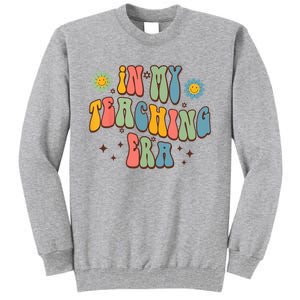 In My Teaching Era State Testing Retro Groovy Teacher Tall Sweatshirt