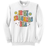 In My Teaching Era State Testing Retro Groovy Teacher Sweatshirt