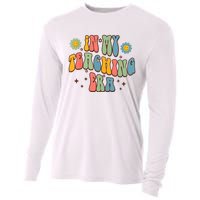 In My Teaching Era State Testing Retro Groovy Teacher Cooling Performance Long Sleeve Crew