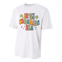 In My Teaching Era State Testing Retro Groovy Teacher Performance Sprint T-Shirt