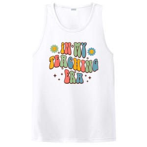 In My Teaching Era State Testing Retro Groovy Teacher PosiCharge Competitor Tank