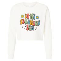 In My Teaching Era State Testing Retro Groovy Teacher Cropped Pullover Crew