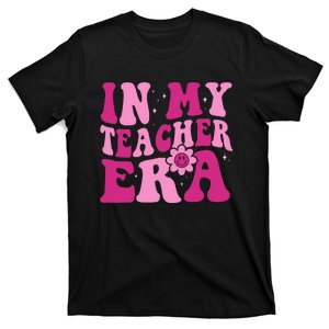 In My Teacher Era Groovy Pink Teacher T-Shirt