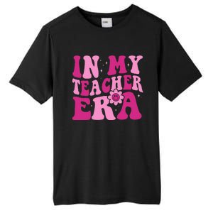 In My Teacher Era Groovy Pink Teacher Tall Fusion ChromaSoft Performance T-Shirt