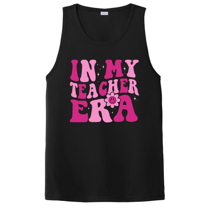 In My Teacher Era Groovy Pink Teacher PosiCharge Competitor Tank