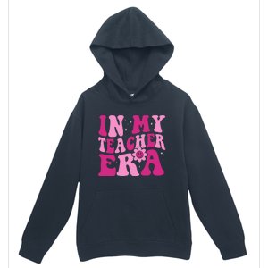 In My Teacher Era Groovy Pink Teacher Urban Pullover Hoodie